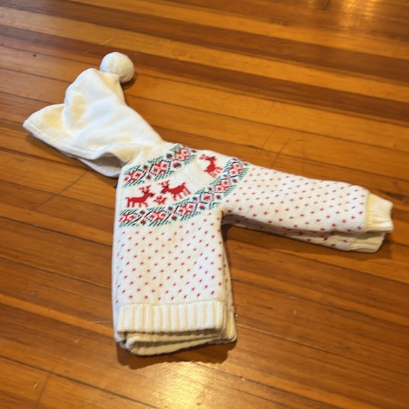 Hanna Andersson 2T Christmas Zip Sweater - Picture 3 of 6